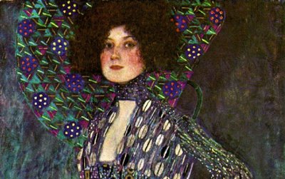 Portrait of Emilie Louise Flöge by Gustav Klimt